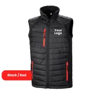 Gilet – S, Black/Red, Yes