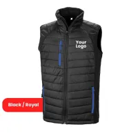 Gilet – M, Black/Royal, Yes