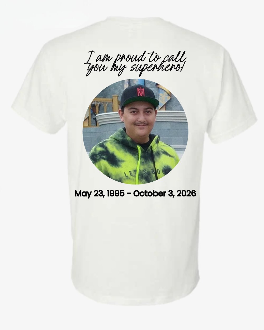 Matthew's Superhero Supporter Shirt – Image 8