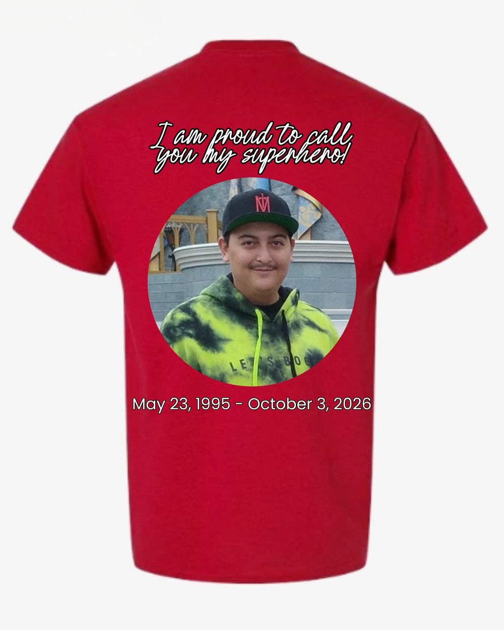 Matthew's Superhero Supporter Shirt – Image 4