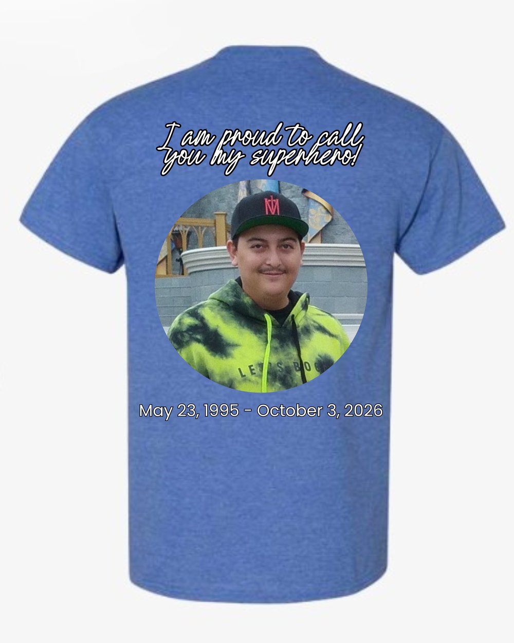 Matthew's Superhero Supporter Shirt – Image 5