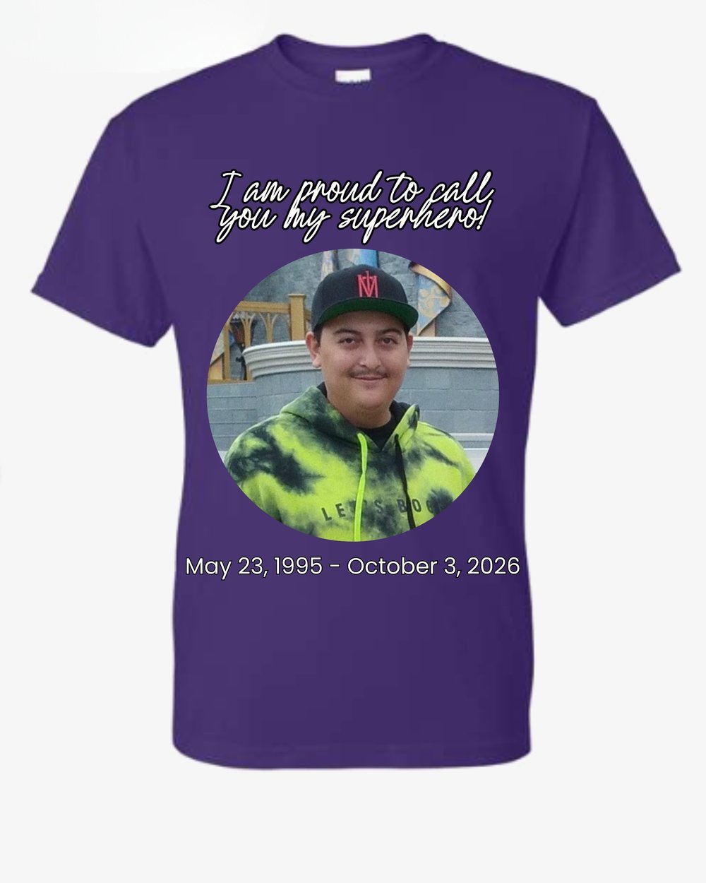 Matthew's Superhero Supporter Shirt – Image 2