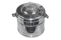 Stainless Steel Dressing Drums – Sterile Storage Containers – Multiple Sizes – Image 1