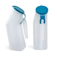 Plastic Autoclavable Male Urinal – with Lid – NAR-HH927 – Image 1