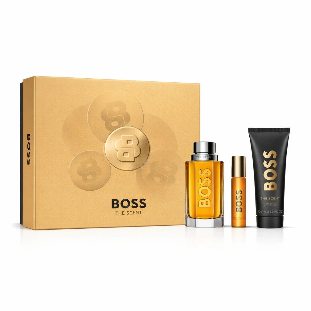Hugo Boss The Scent Set EDT 100ML + EDT 10ML + Shower Gel 100ML (Men) – Image 1