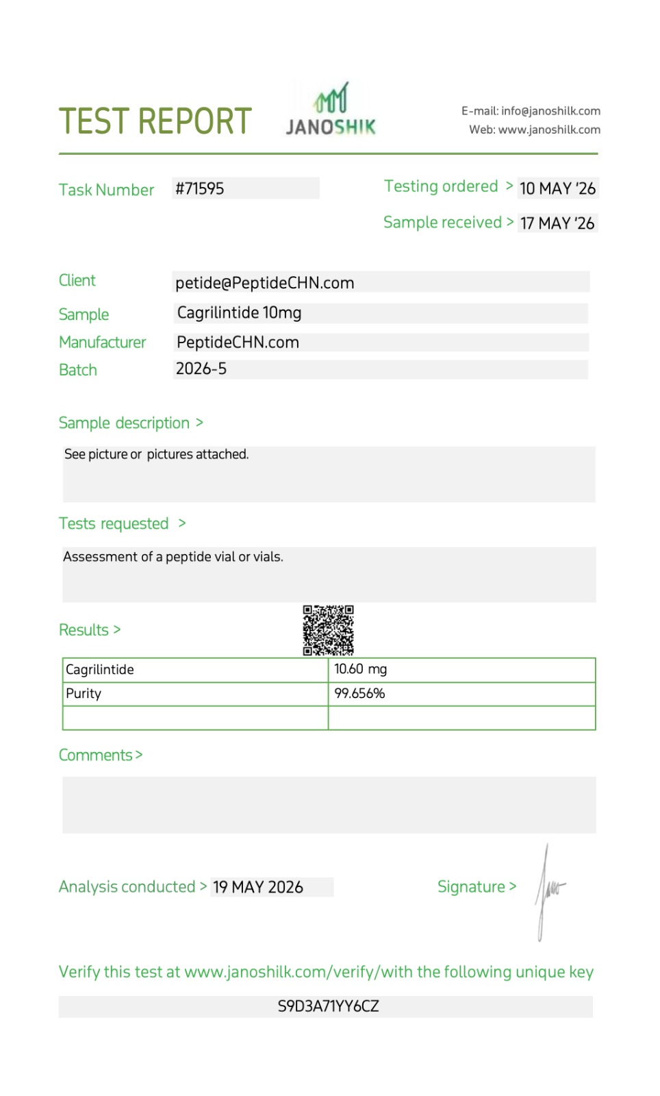 Cagrilintide - 5mg – Image 2