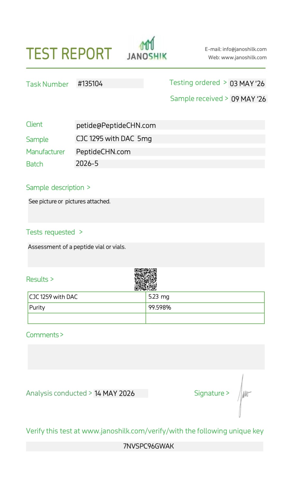 CJC + DAC - 5mg – Image 2