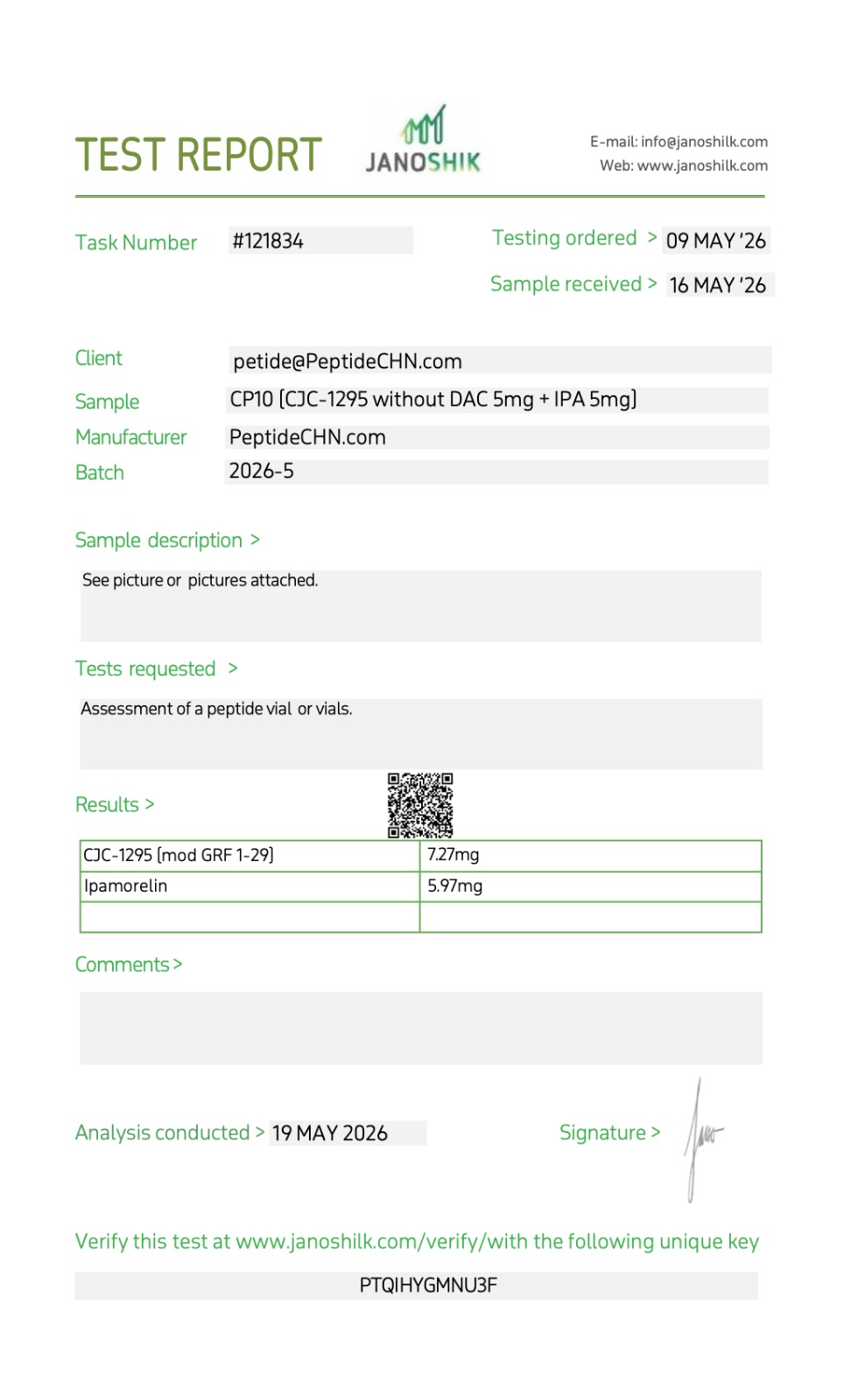 CJC + IPA - 10mg – Image 2
