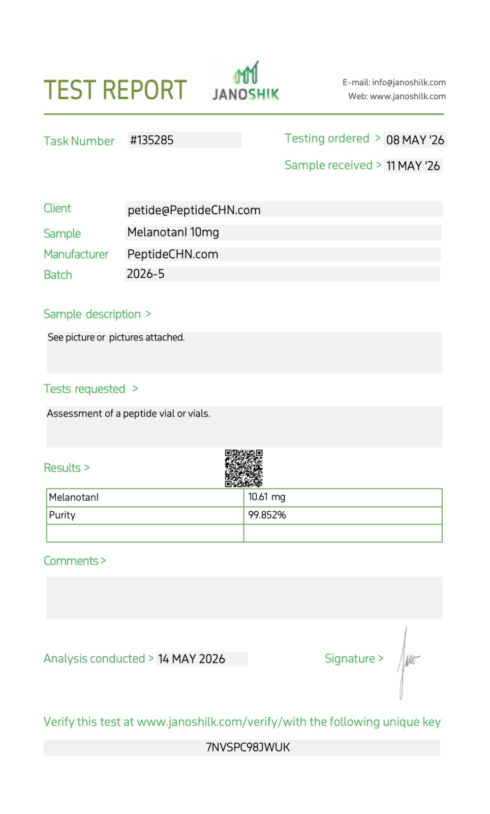 Melanotan-1 - 10mg – Image 2