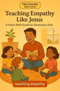 Teaching Empathy Like Jesus, A Heart-Shift Guide for Elementary Kids - A Truthkins Mini Guide – Image 1