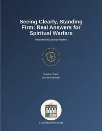 Seeing Clearly, Standing Firm: Real Answers for Spiritual Warfare - A FaithStand Mini Guide – Image 1