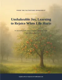 Finding Joy in the Midst of Struggles and Standing Secure in Christ - A FaithStand Interactive Faith Guide – Image 1