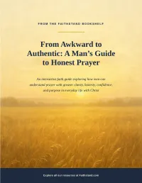 Understanding Prayer for Men: A Guide to Strength, Honesty, and Confidence with God - A FaithStand Interactive Faith Guide – Image 1