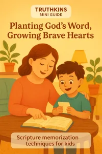 Scripture Memorization Techniques for Kids – Image 1