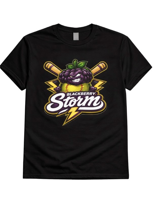 Adult Black T-Shirt (BS-ABT) – Image 1
