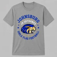 Johnsburg Jr. Skyhawks Girls Flag Football T-Shirt – Image 1