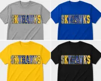 Skyhawks Patterned Letter Spirit Shirt – Image 1