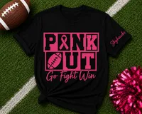 Pink Out - School and Sports Themed T-Shirt – Image 2