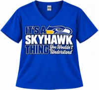 It's a Skyhawk Thing – Johnsburg Spirit T-Shirt – X-Large, V Neck