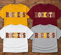 Richmond Rockets Spirit T-Shirt – Vintage Patterned Letter Design – Image 1