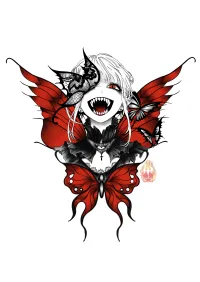 Crimson Moth Queen – Image 1