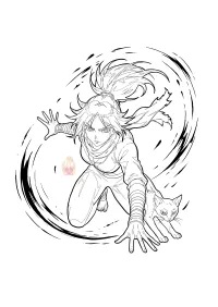 Yoruichi-Available Anime Tattoo Design – Image 1