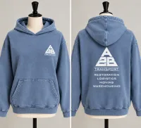 A2B Transport Vintage Wash Unisex Hoodie – Image 1