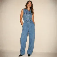 Overol Denim Sleeveless – AZUL CLARO, CHICO