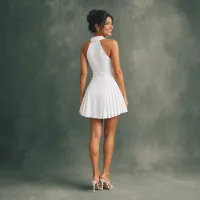 Vestido Mini Halter Elegance – Image 2