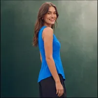 Blusa Asymetric Blue Chic – Image 2