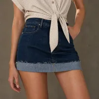 Falda Mini Denim Dark Wash – MEDIANA