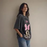 Playera Minnie Vintage Sparkle – NEGRO , UNICA / UNITALLA