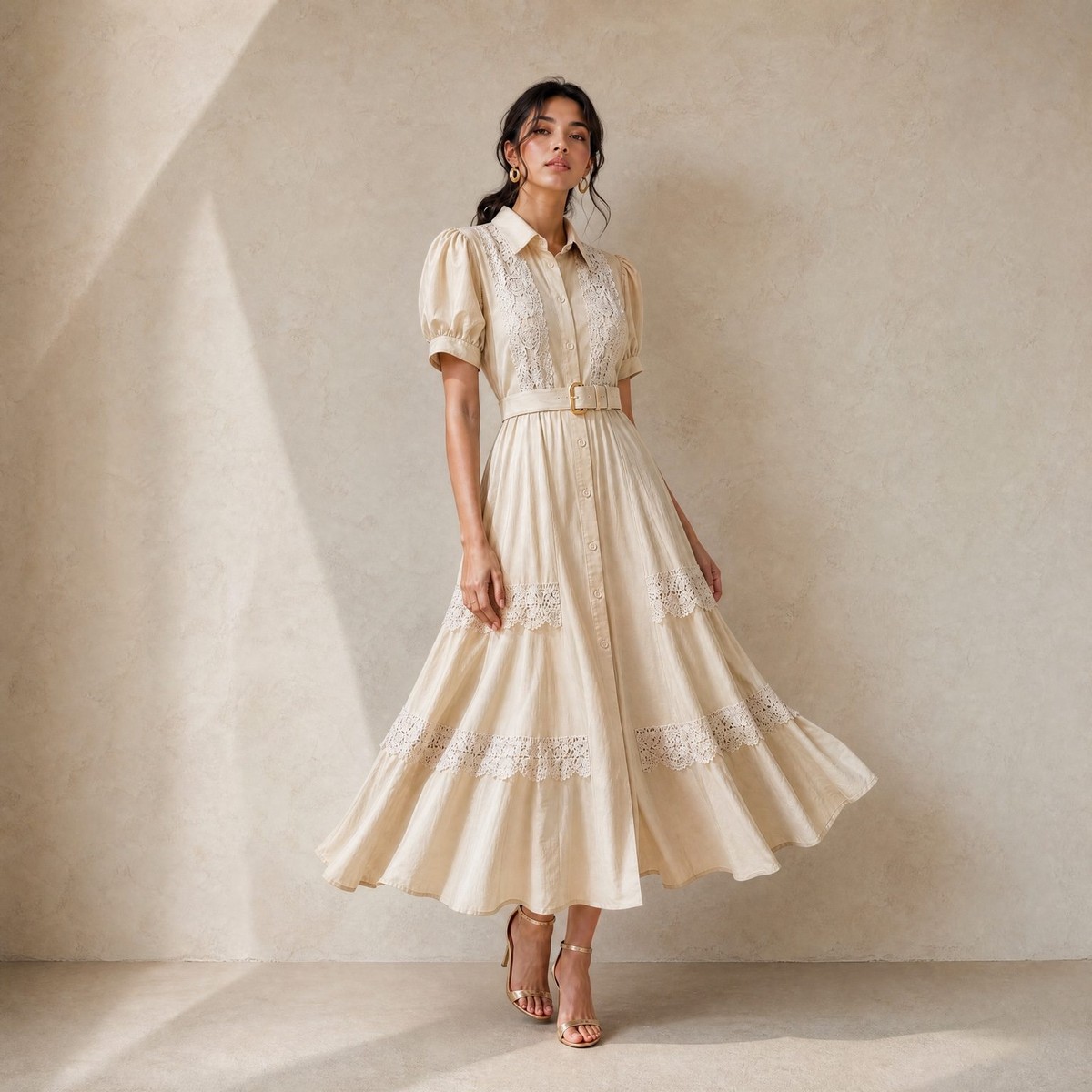 Vestido Maxi Romantic Lace – PERLA, GRANDE/EXTRA GRANDE