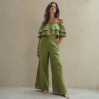 Set Lino Off Shoulder  – VERDE, CHICO/MEDIANO