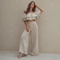 Set Lino Off Shoulder  – BEIGE, GRANDE/EXTRA GRANDE