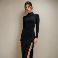 Vestido Midi Tejido Elegance – Image 3