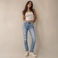 Jeans Skinny Destroyed Light Blue BALAM – 13