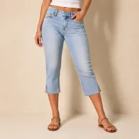 Jeans Capri Denim Sky Blue – Imagen 4