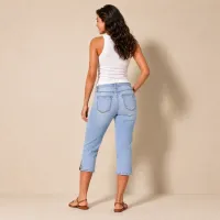 Jeans Capri Denim Sky Blue – Imagen 3