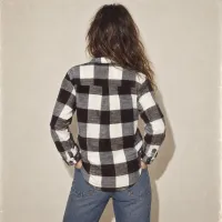Camisa Franela Buffalo Check Cuadro Grande – Imagen 2