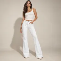 Jeans Acampanado Tiro Alto  – 0