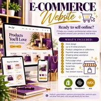 DONE-FOR-YOU WEBSITE DESIGN E-COMMERCE WEBSITE – Image 1