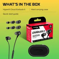 HyperX Cloud2 Earbuds Black – Image 2