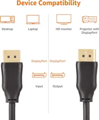 DisplayPort Cable 2 meters 4K@30 – Image 6