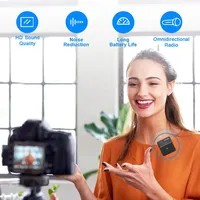 3 in 1 Square Wireless Lavalier Mini Microphone – Image 3