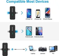 3 in 1 Square Wireless Lavalier Mini Microphone – Image 6