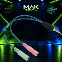 Kotion Each 3.5mm 2 in 1 Splitter Adapter Aux Cable – Image 2