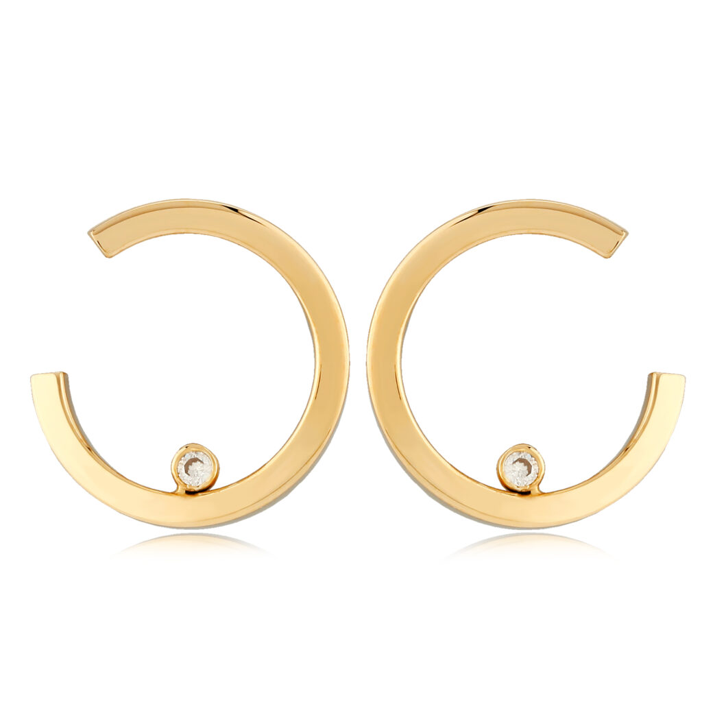 Carla Gold Earrings – Image 1