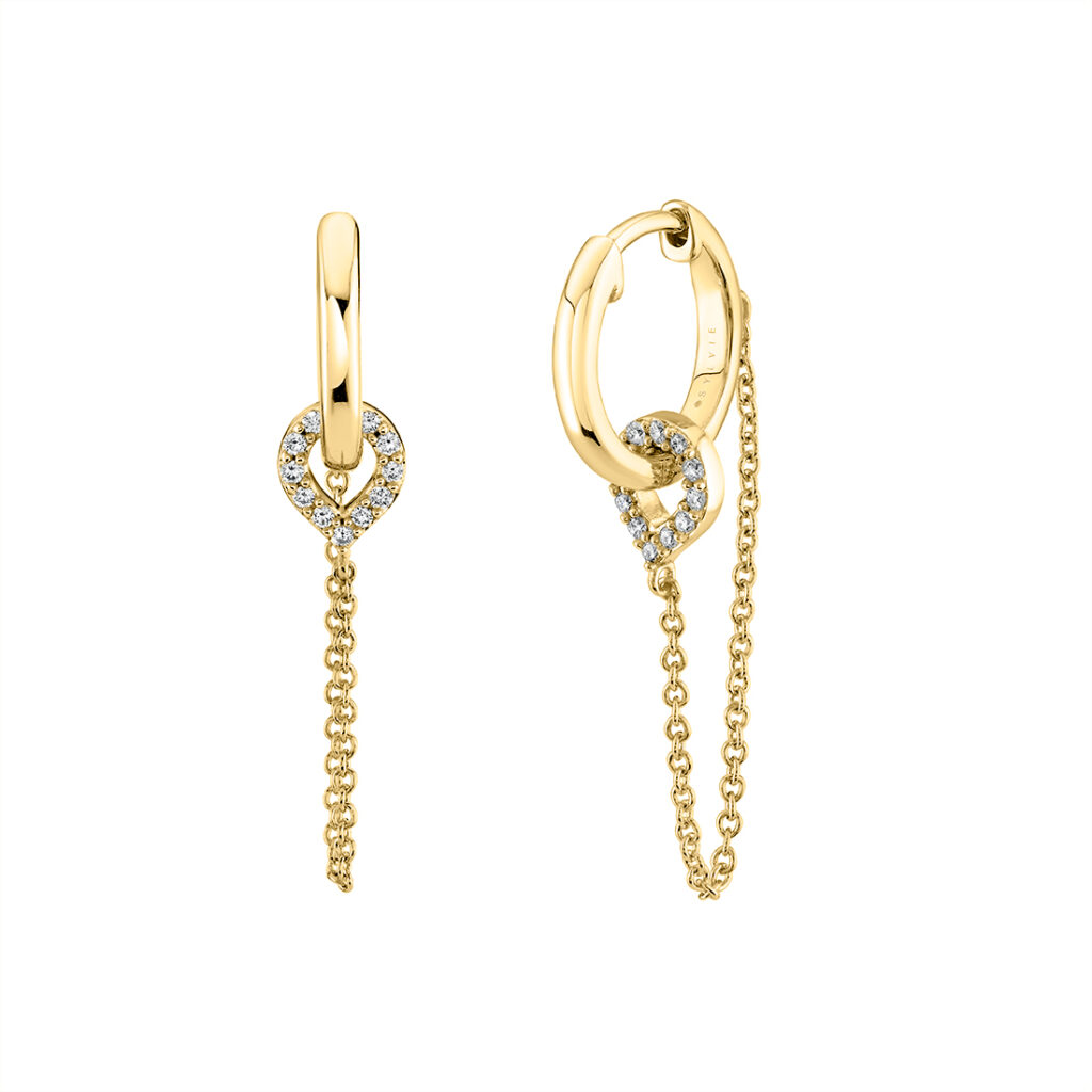 Sylvie Diamond Earrings – Image 1