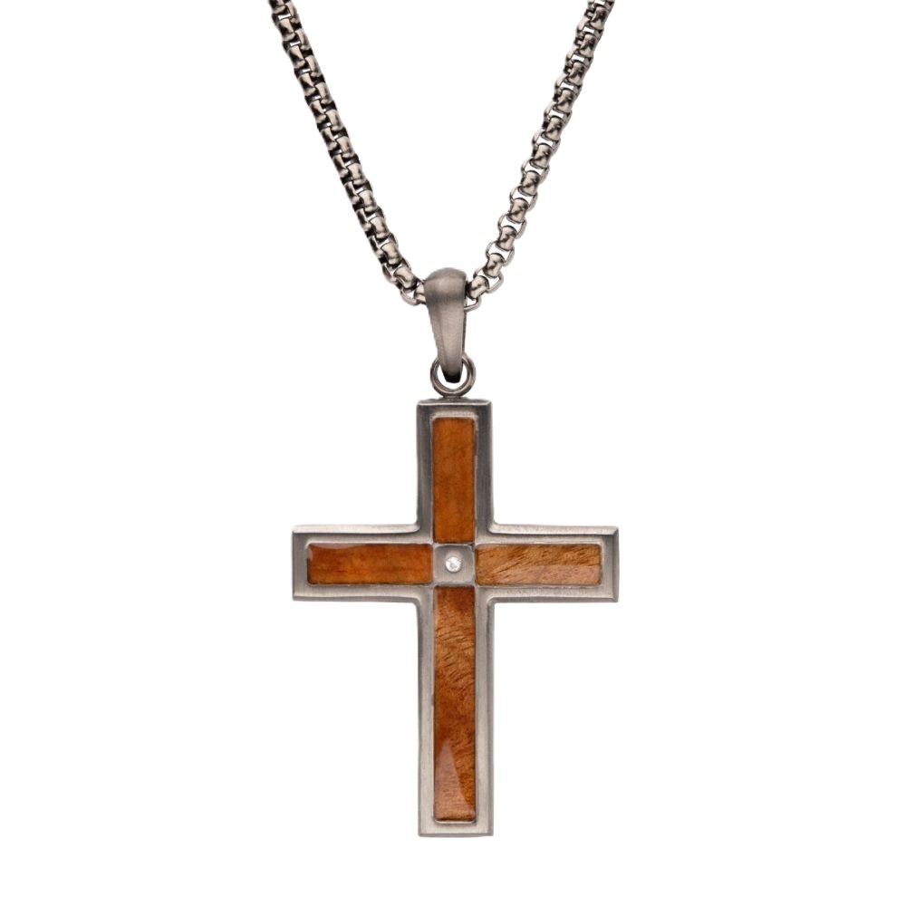 Inox Cross Necklace – Image 1